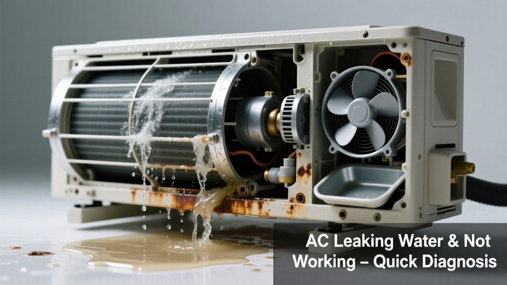 AC Leaking Water and Not Working at All: Quick Diagnosis