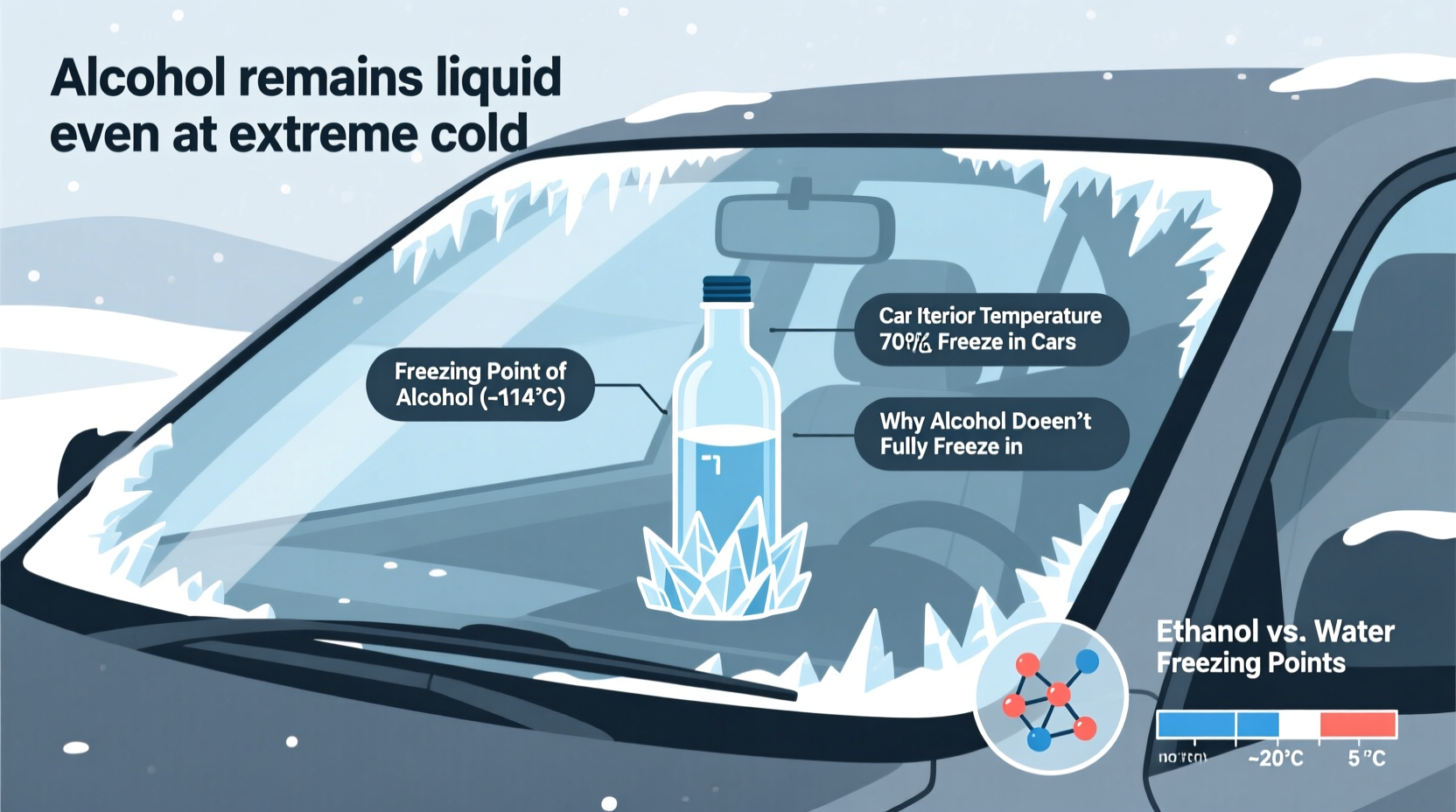 Does Alcohol Freeze In Winter Cars Temperatures Explained