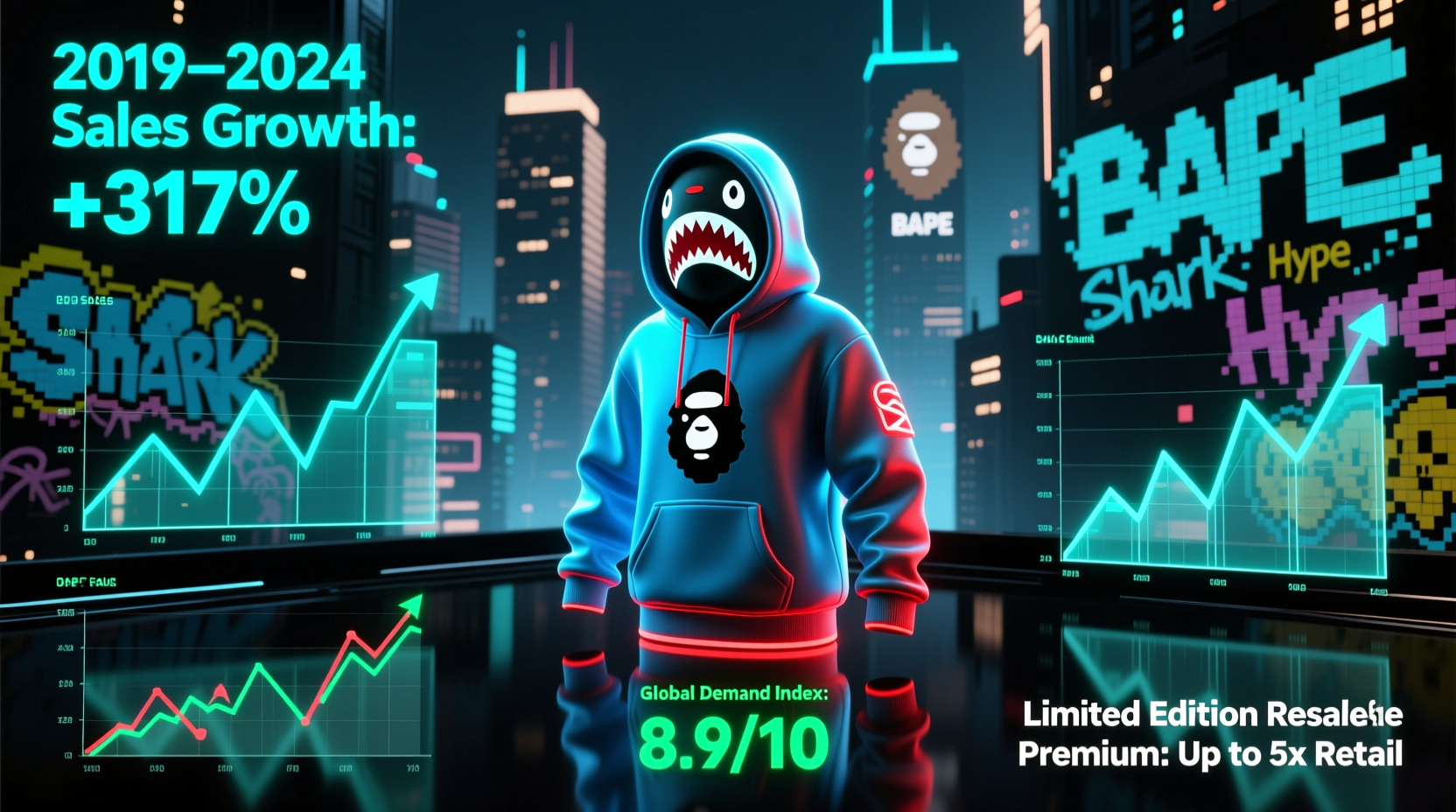 best selling bape hoodie shark