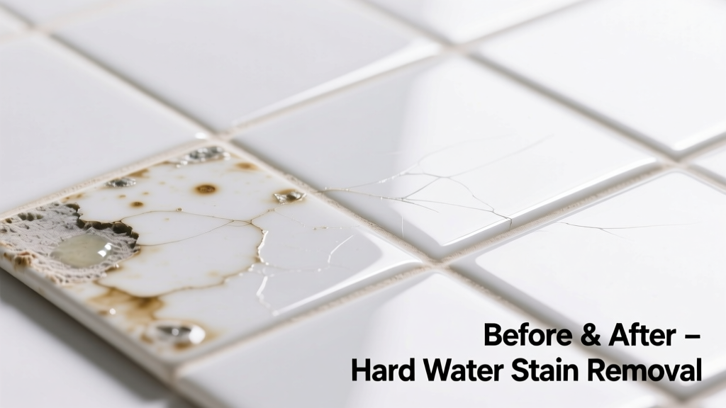 How to Remove Hard Water Stain from Ceramic Surfaces