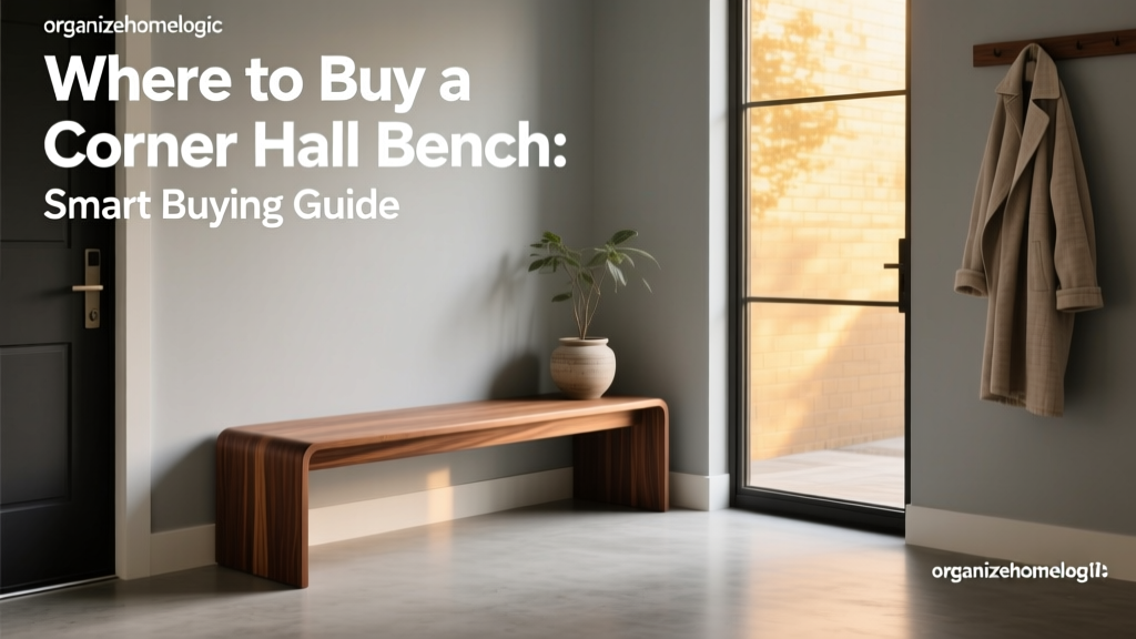 Where to Buy a Corner Hall Bench: Smart Buying Guide