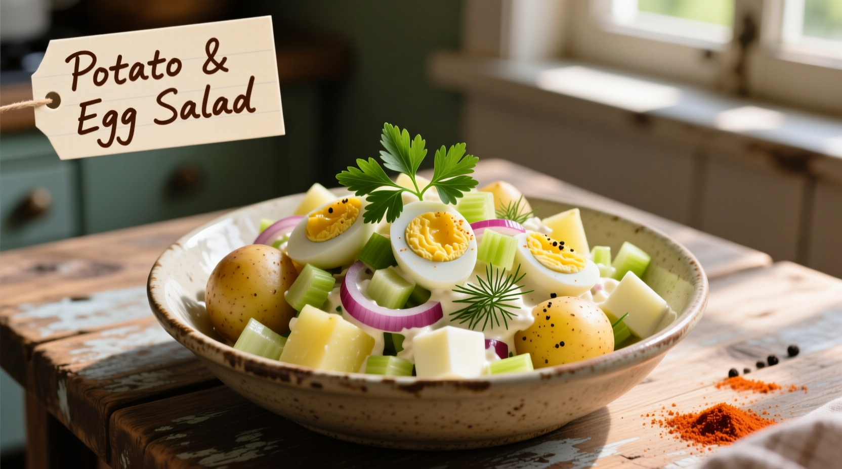 Perfect Potato and Egg Salad Recipe: Creamy & Classic
