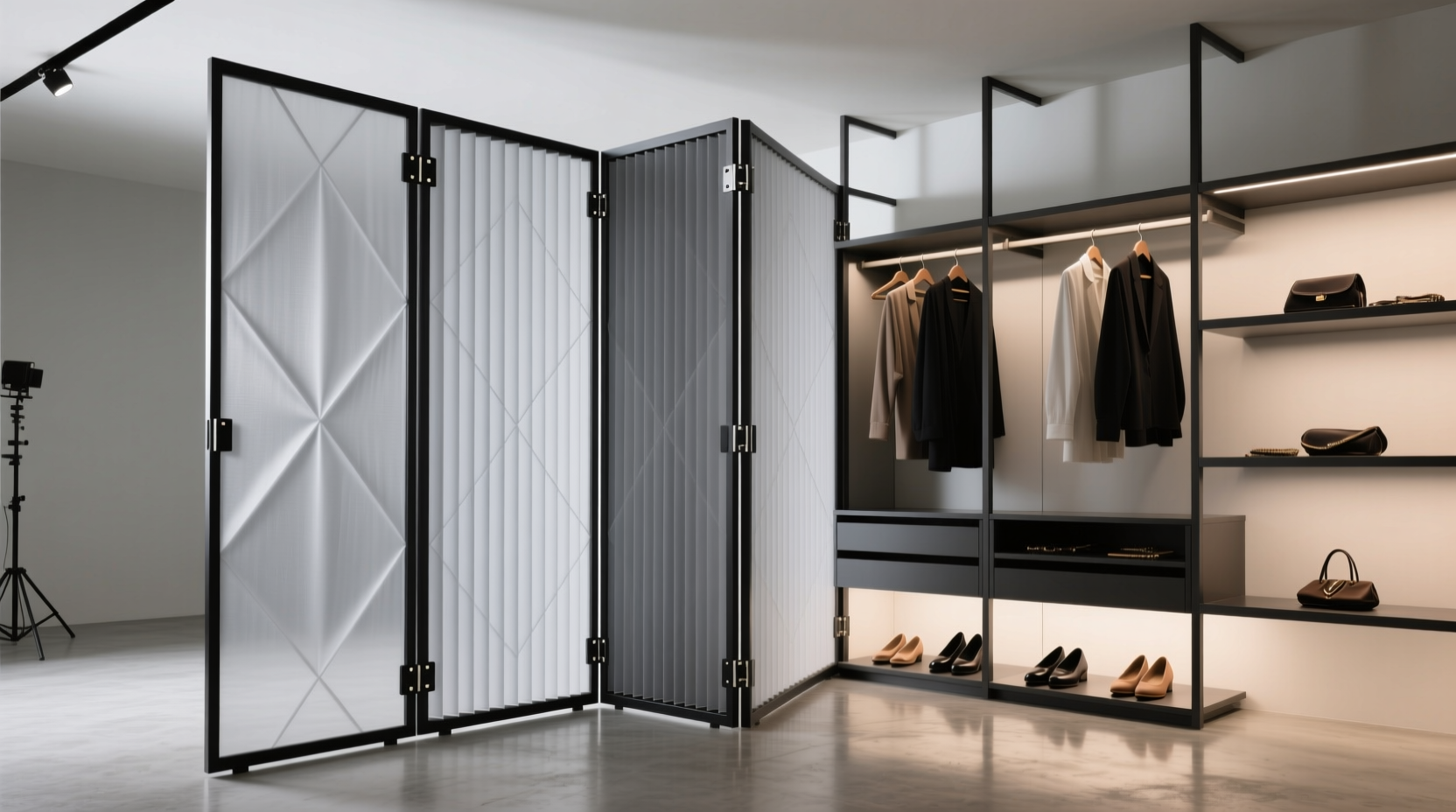 closet organization tips partitions vs curtains