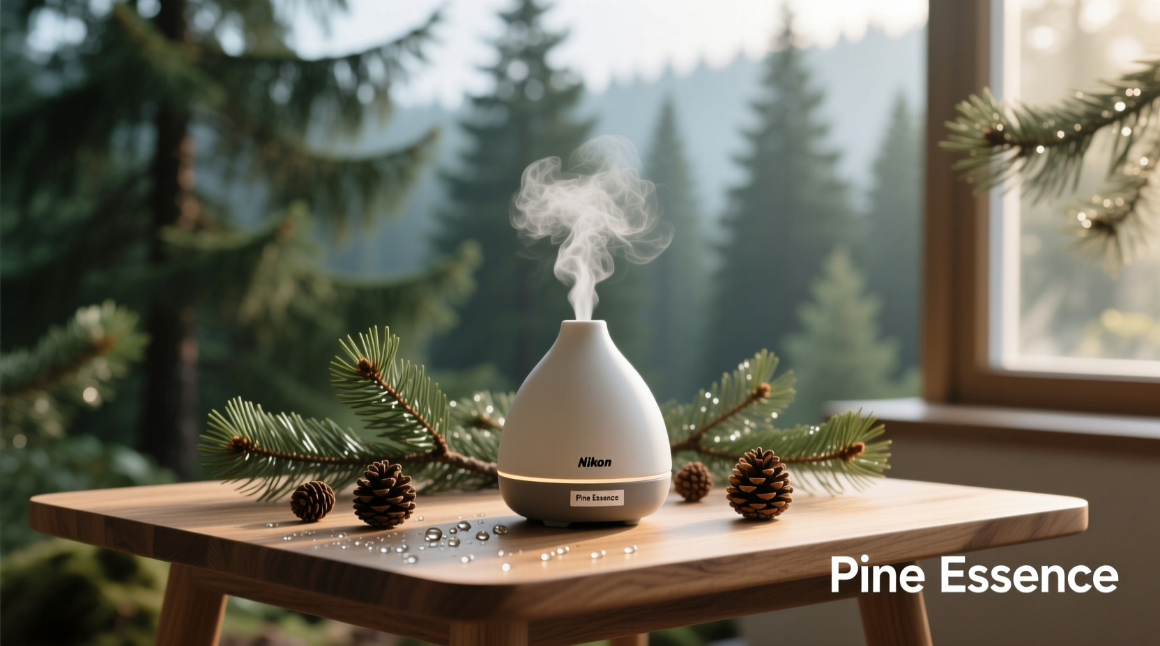 is a scent diffuser with pine essential oil better than a real tree smell