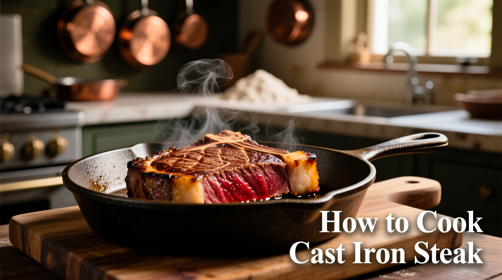 how to cook cast iron steak