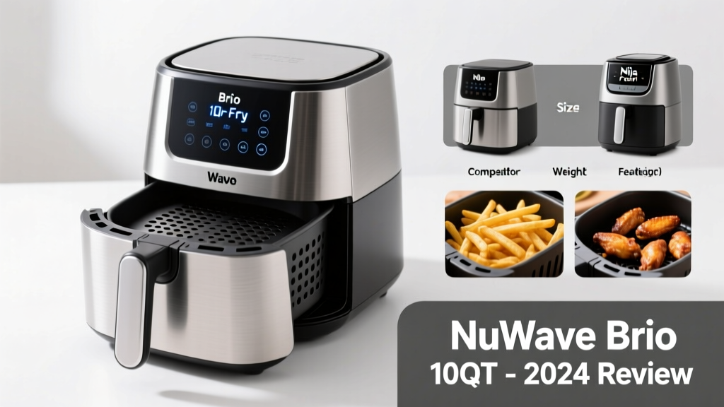 NuWave Brio 10-Quart Air Fryer Review (2026)
