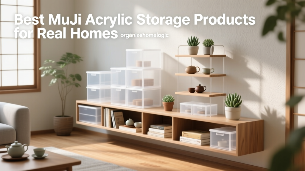 Best Muji Acrylic Storage Products for Real Homes