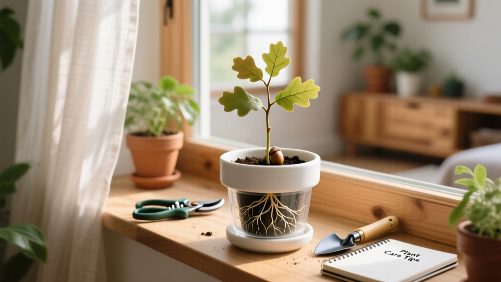 Indoor Acorn Planting & Repotting Guide (2026)