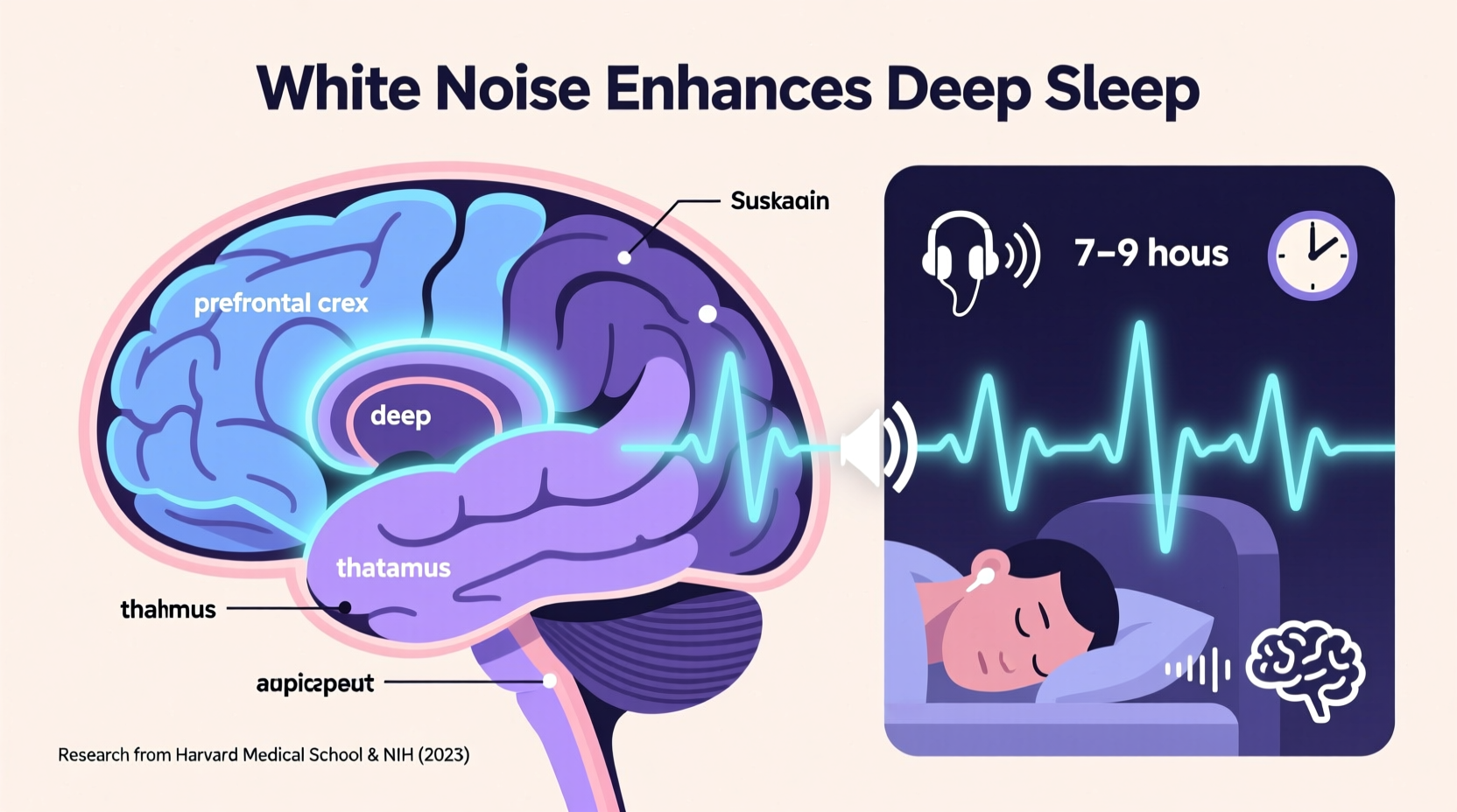 does sleeping with white noise improve deep sleep cycles research backed