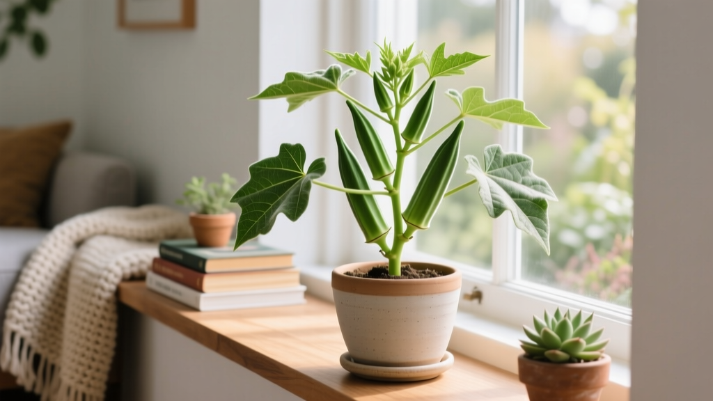 Indoor Okra Growing Guide: Timing, Light & Containers