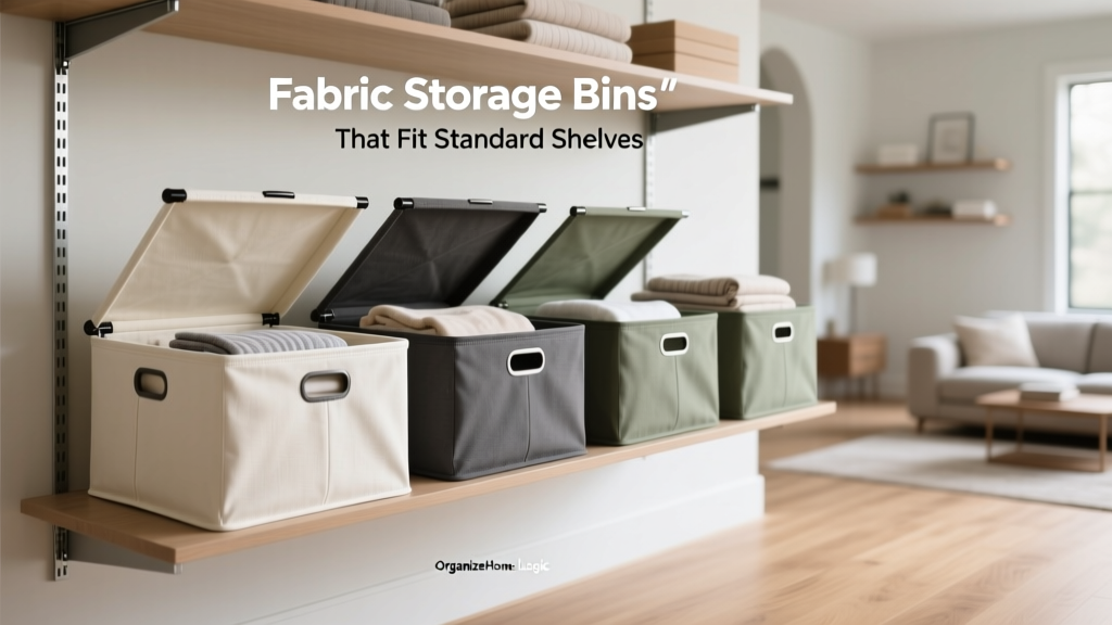 Fabric Storage Bins That Fit Standard Shelves