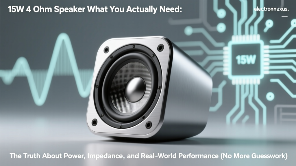 15W 4 Ohm Speaker What You Actually Need: The Truth About Power, Impedance, and Real-World Performance (No More Guesswork)