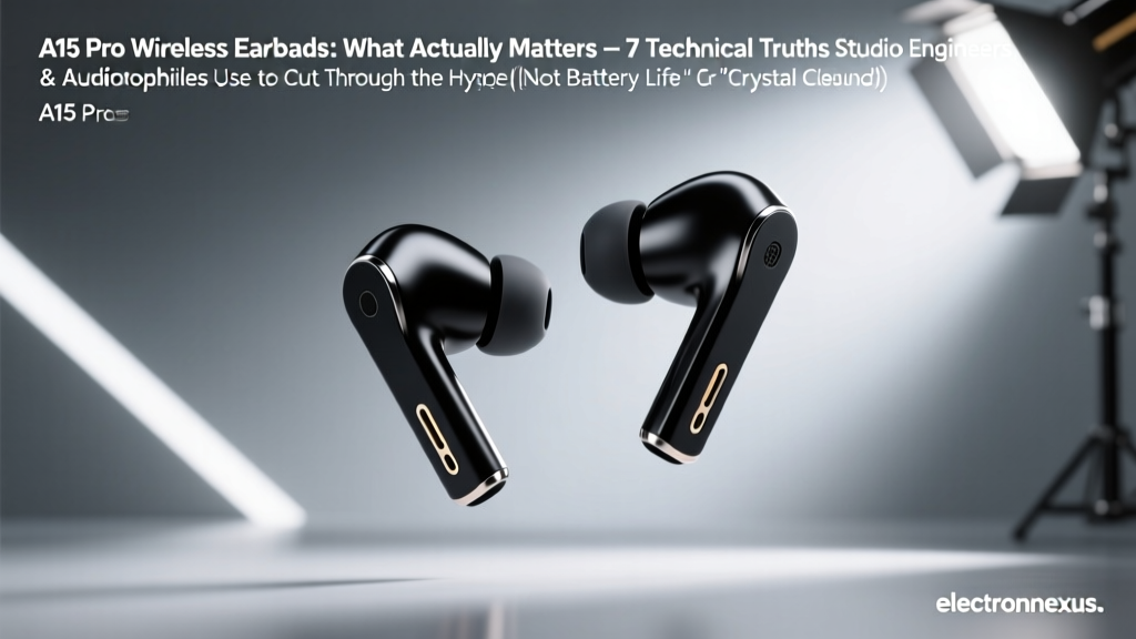 A15 Pro Wireless Earbuds What Actually Matters: 7 Technical Truths Studio Engineers & Audiophiles Use to Cut Through the Hype (Not Battery Life or 'Crystal Clear Sound')