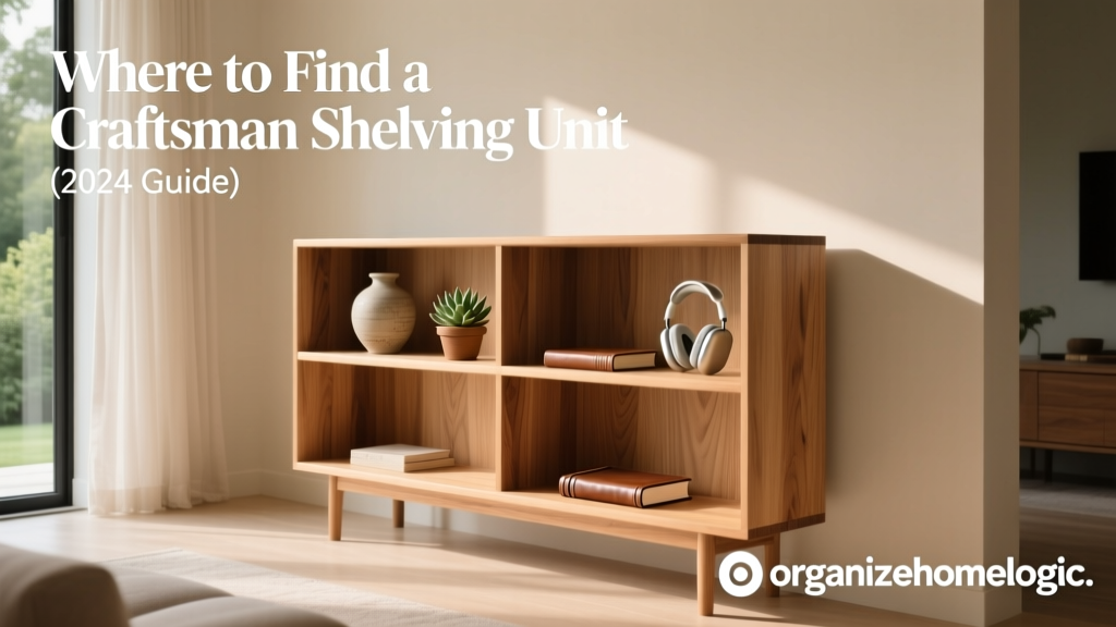 Where to Find a Craftsman Shelving Unit (2024 Guide)