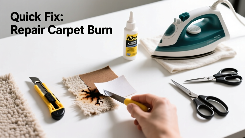 How to Repair Carpet Burn: Quick Fix for Small Scorch Marks