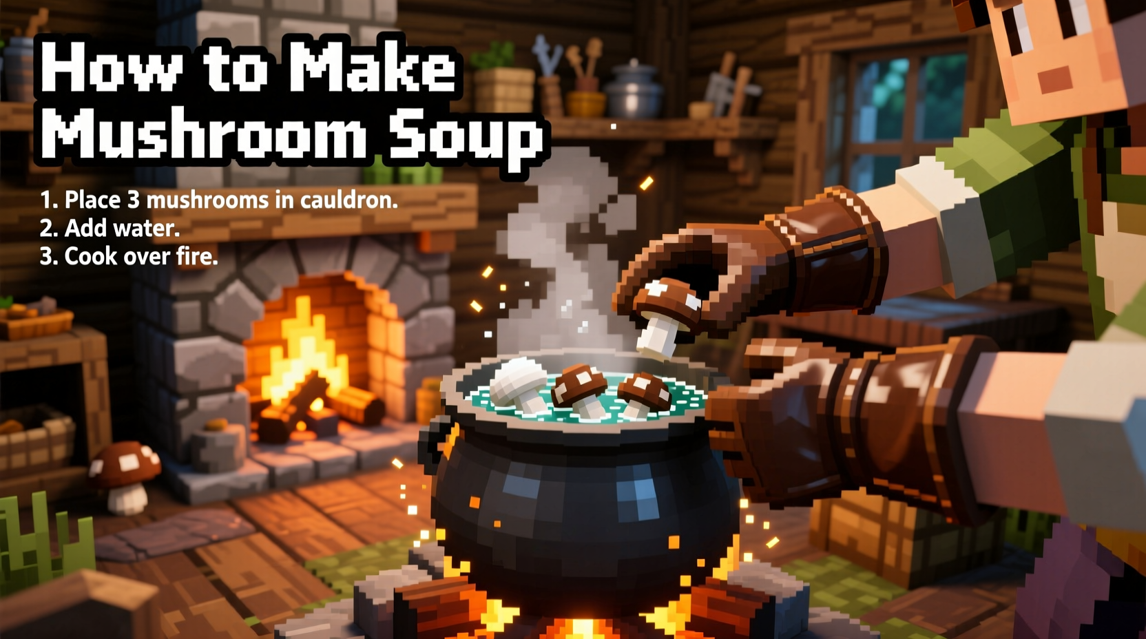 how to make mushroom soup in minecraft
