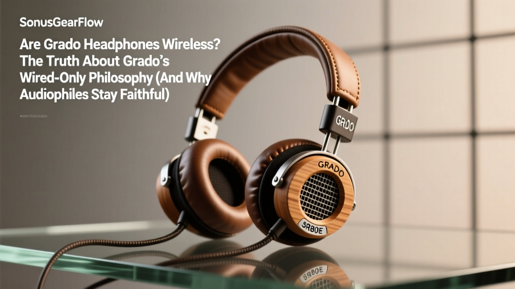 Are Grado Headphones Wireless? (2026)