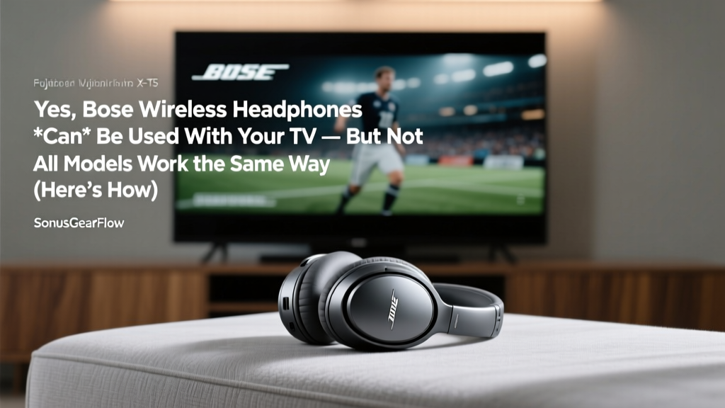 Bose Wireless Headphones for TV: Setup Guide (2026)