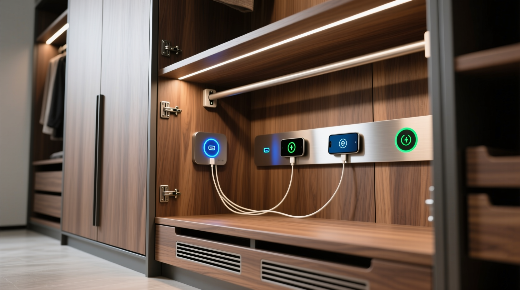 closet organization tips fire safe charging stations
