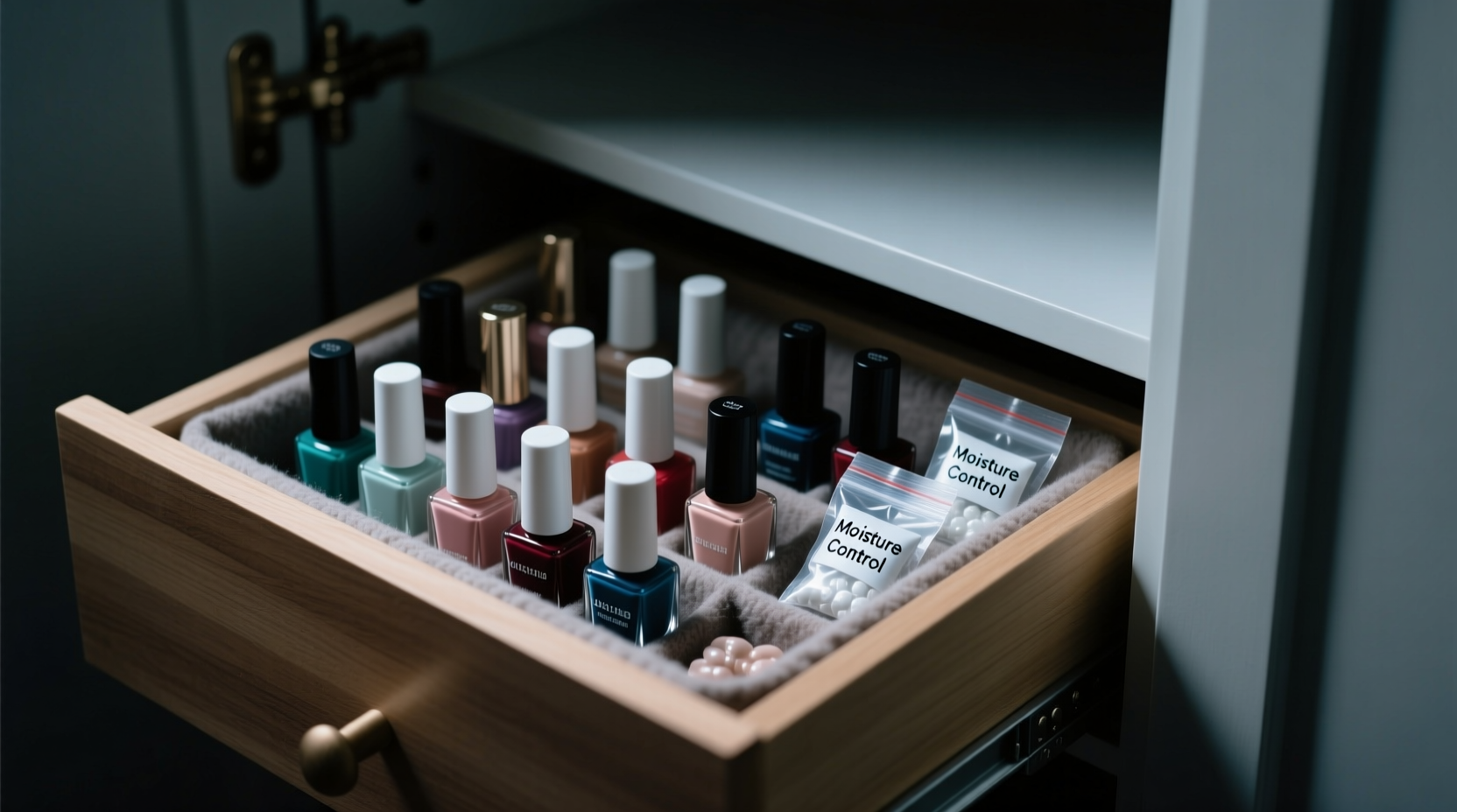 nail polish storage safe closet organization tips