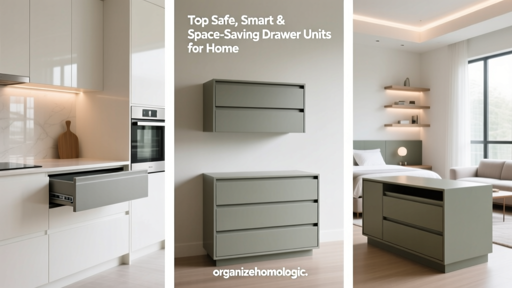Top Safe, Smart & Space-Saving Drawer Units for Home