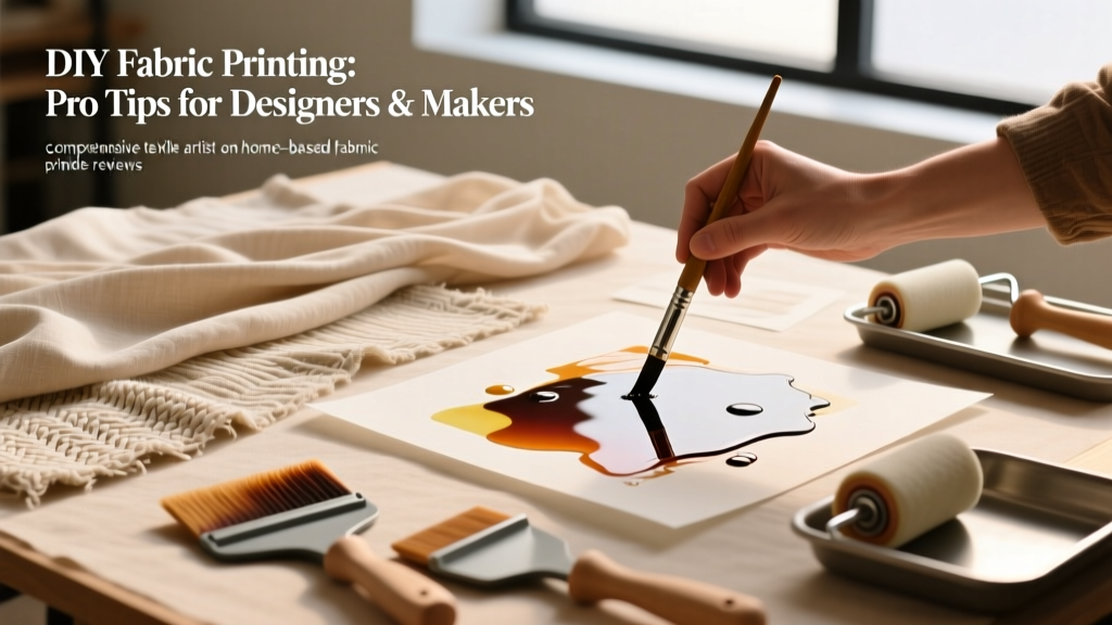 DIY Fabric Printing: Pro Tips for Designers & Makers