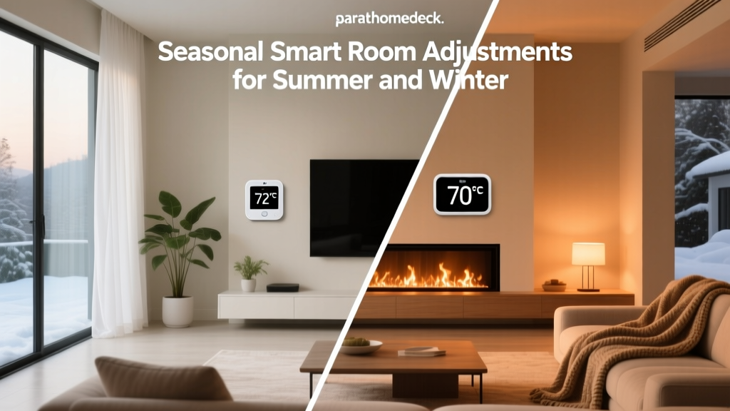 Seasonal Smart Room Adjustments for Summer and Winter