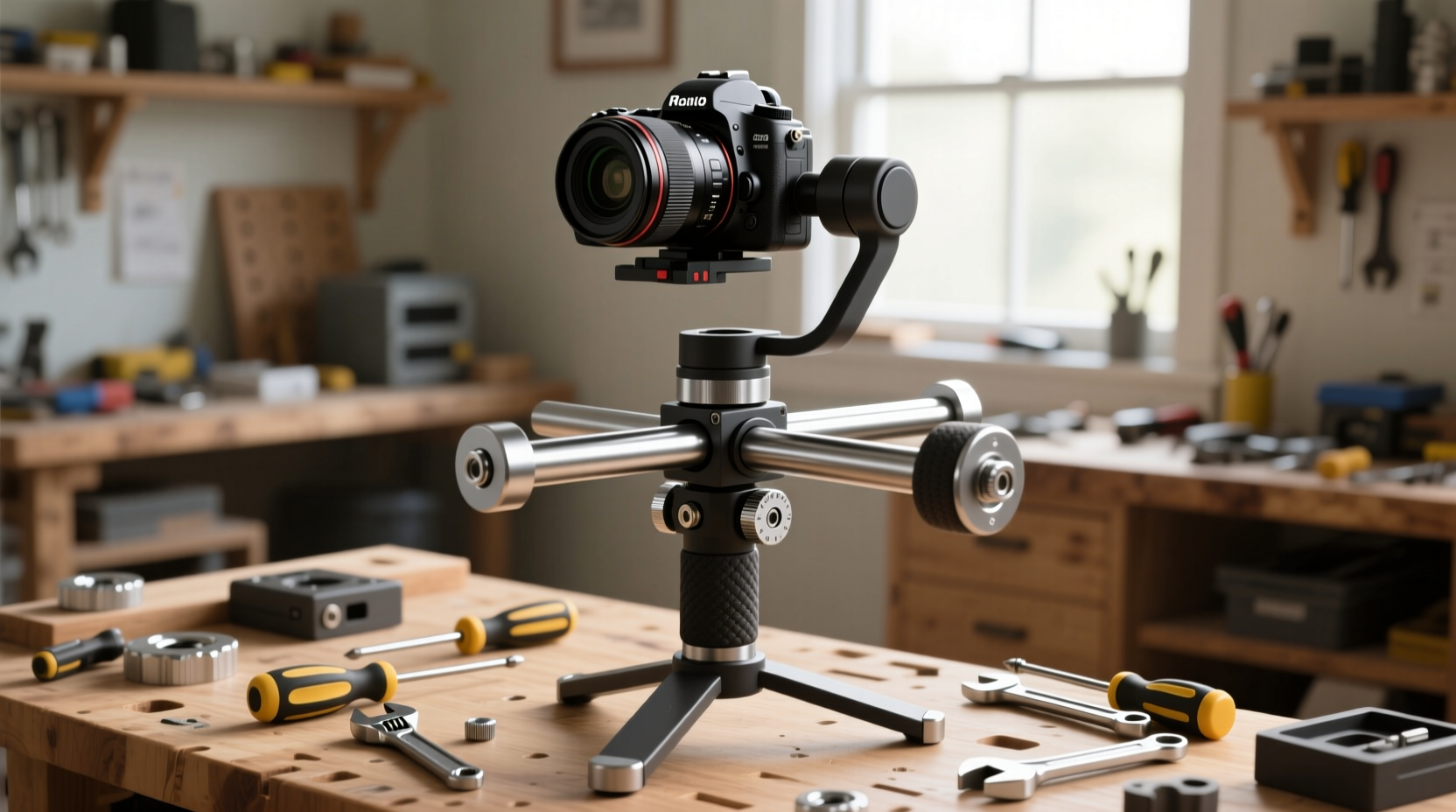build a diy camera stabilizer to capture smooth video