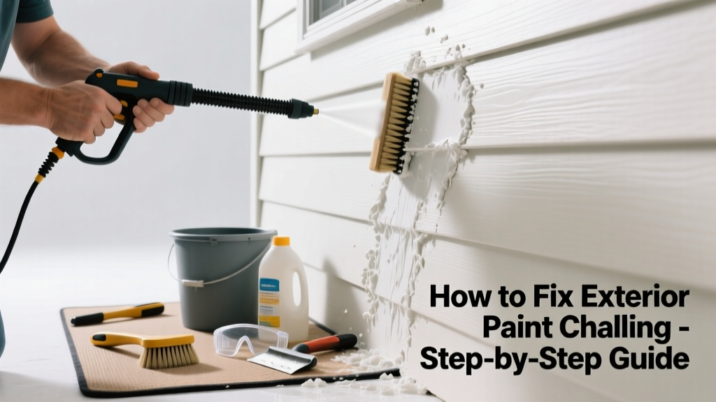 How to Fix Exterior Paint Chalking on Siding