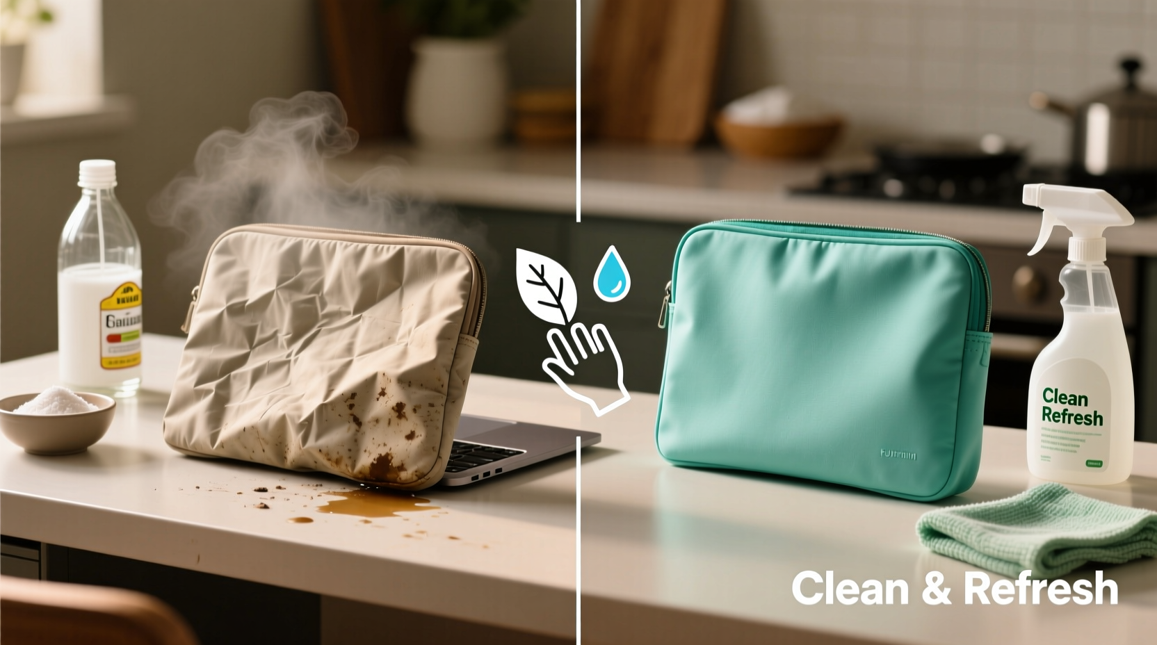 how to refresh a stinky laptop sleeve safely