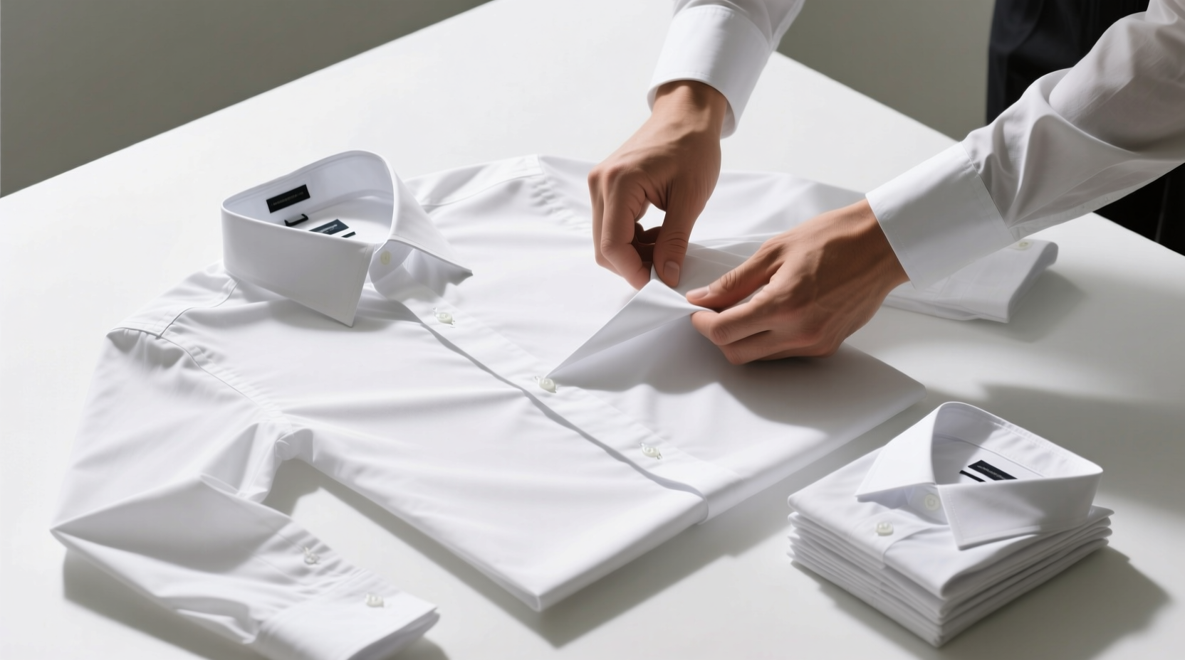 learn to fold a dress shirt effectively