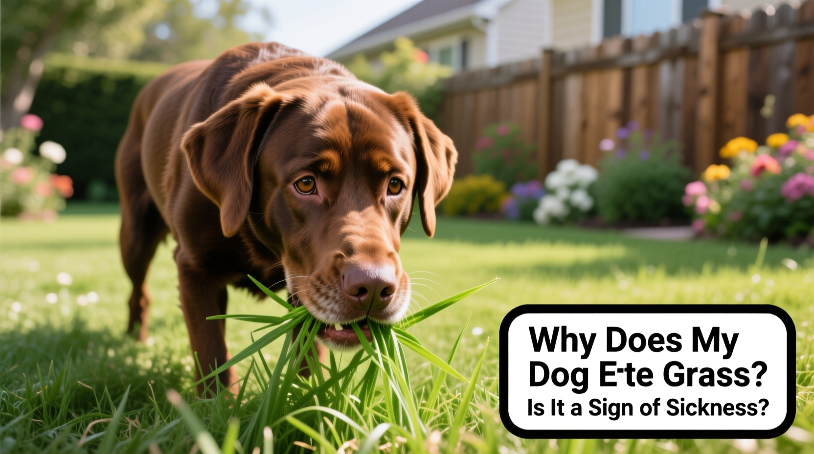 why does my dog eat grass is it a sign of sickness