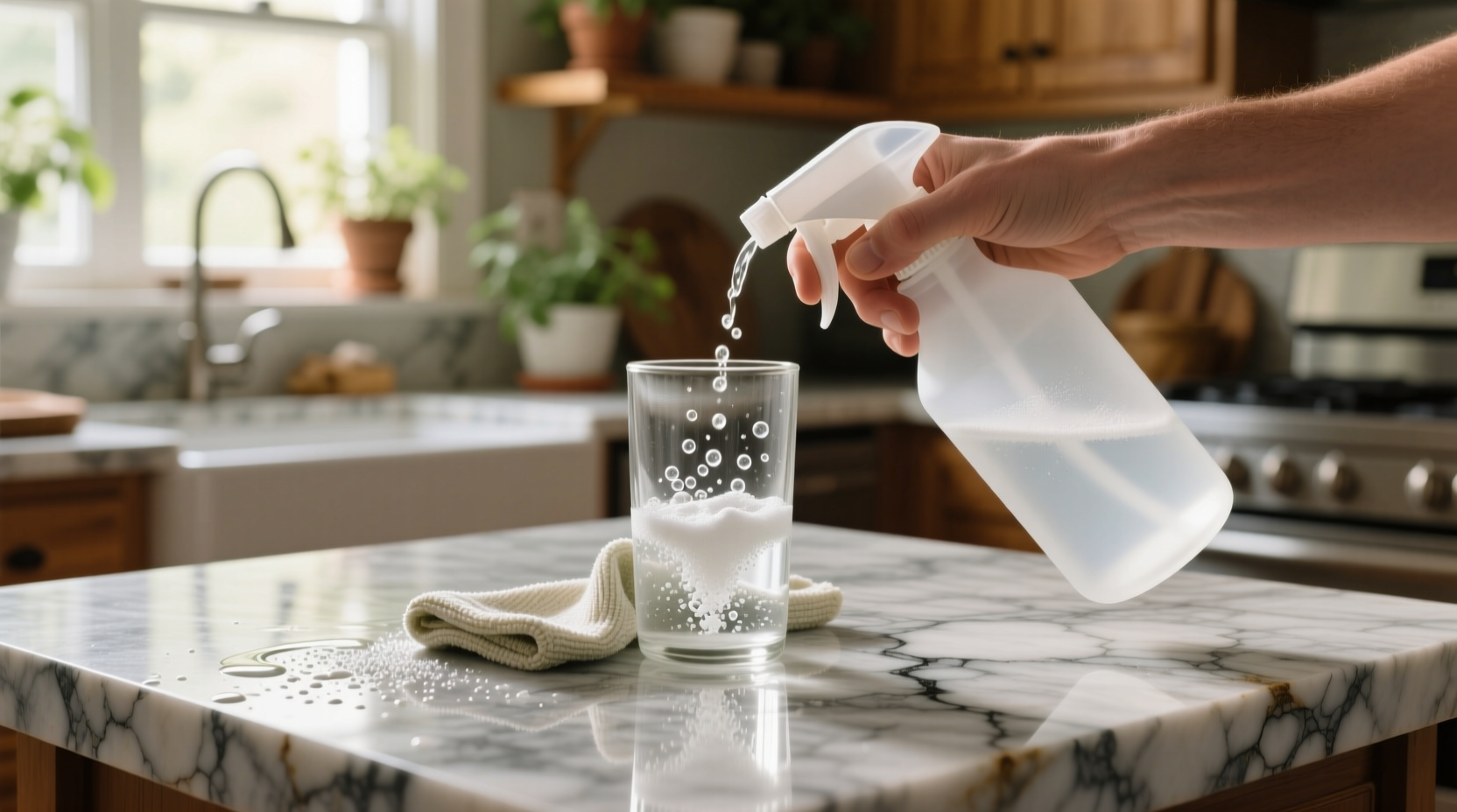 diy cleaners stone cleaning spray a video