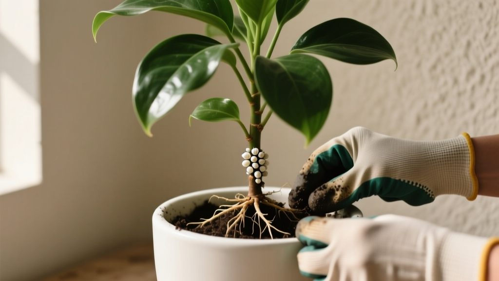 Kill Scale on Indoor Plants During Repotting