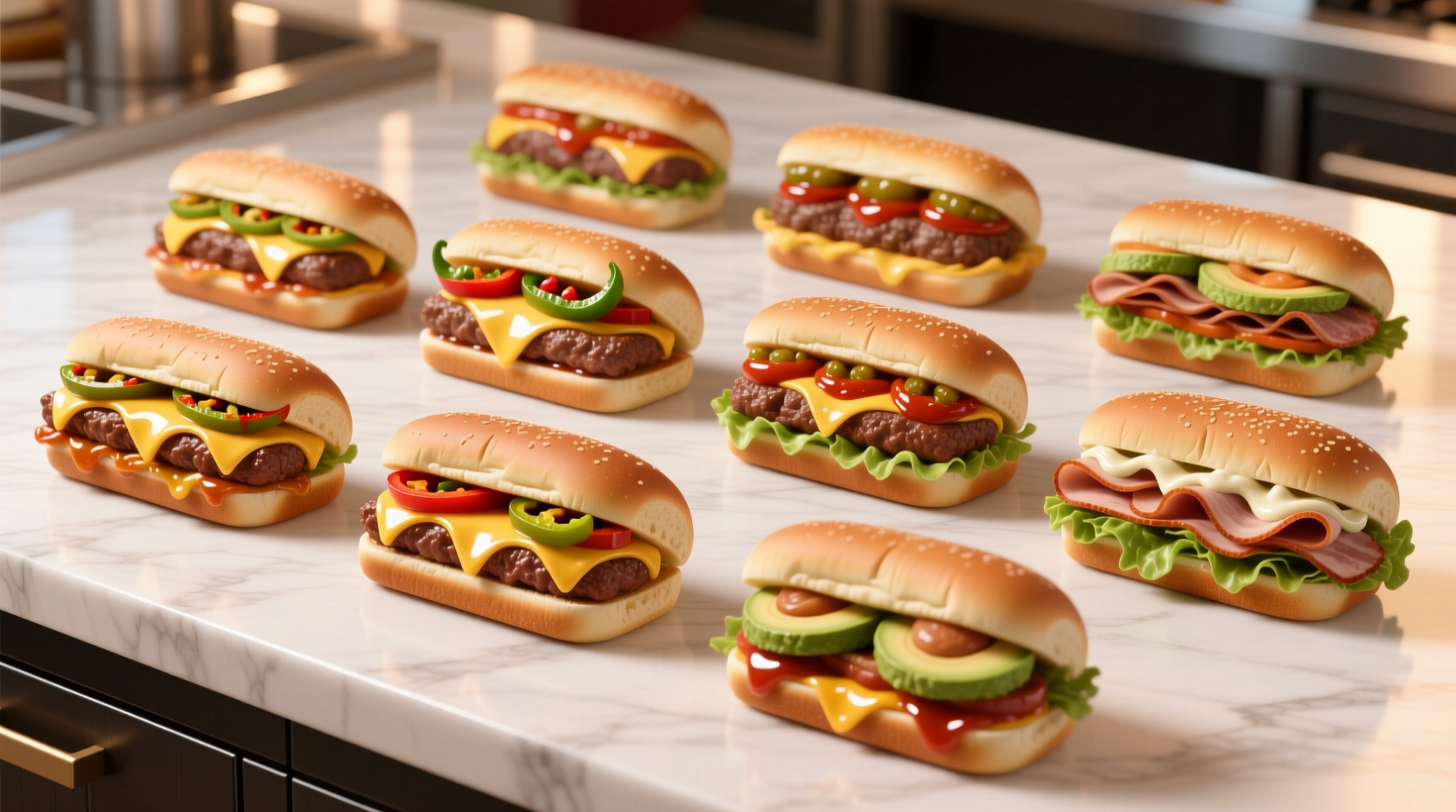 make the entire wawa hoagie sandwich menu on your own