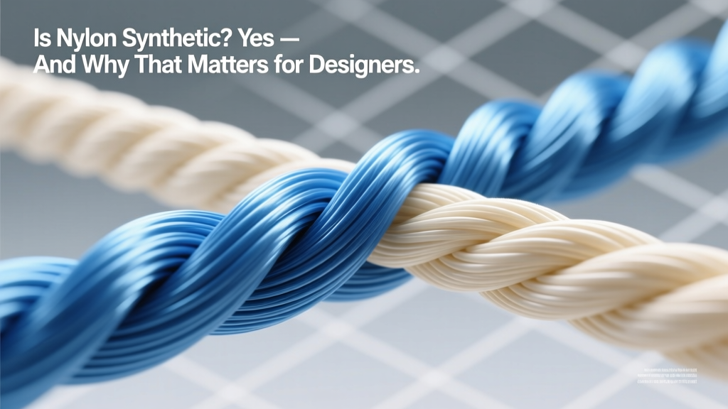 Is Nylon Synthetic? Yes — And Why That Matters for Designers