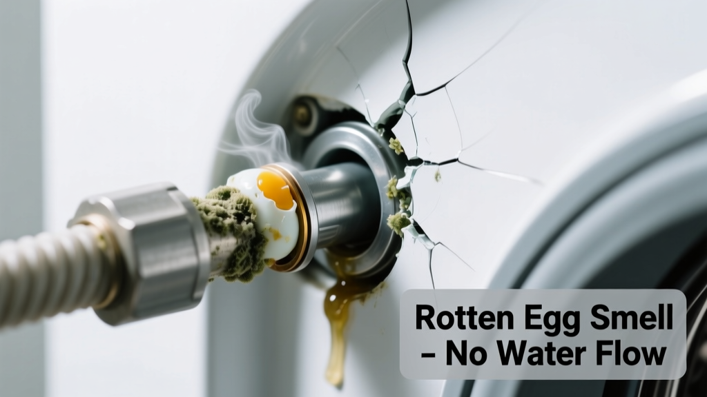 Rotten Egg Smell & No Water Flow: Quick Diagnosis