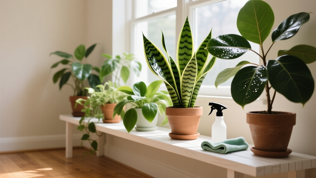 Indoor Plant Leaves Shiny Naturally: Safe Methods