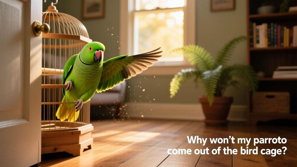 Why Won’t My Parrot Come Out Of The Bird Cage?