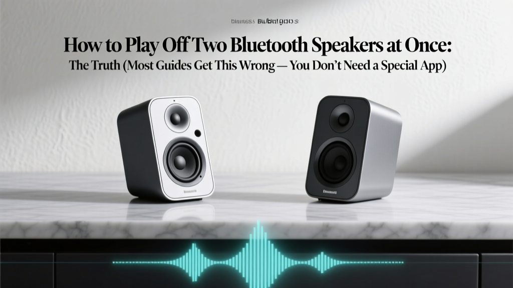 Sync Two Bluetooth Speakers: Real Solutions (2026)