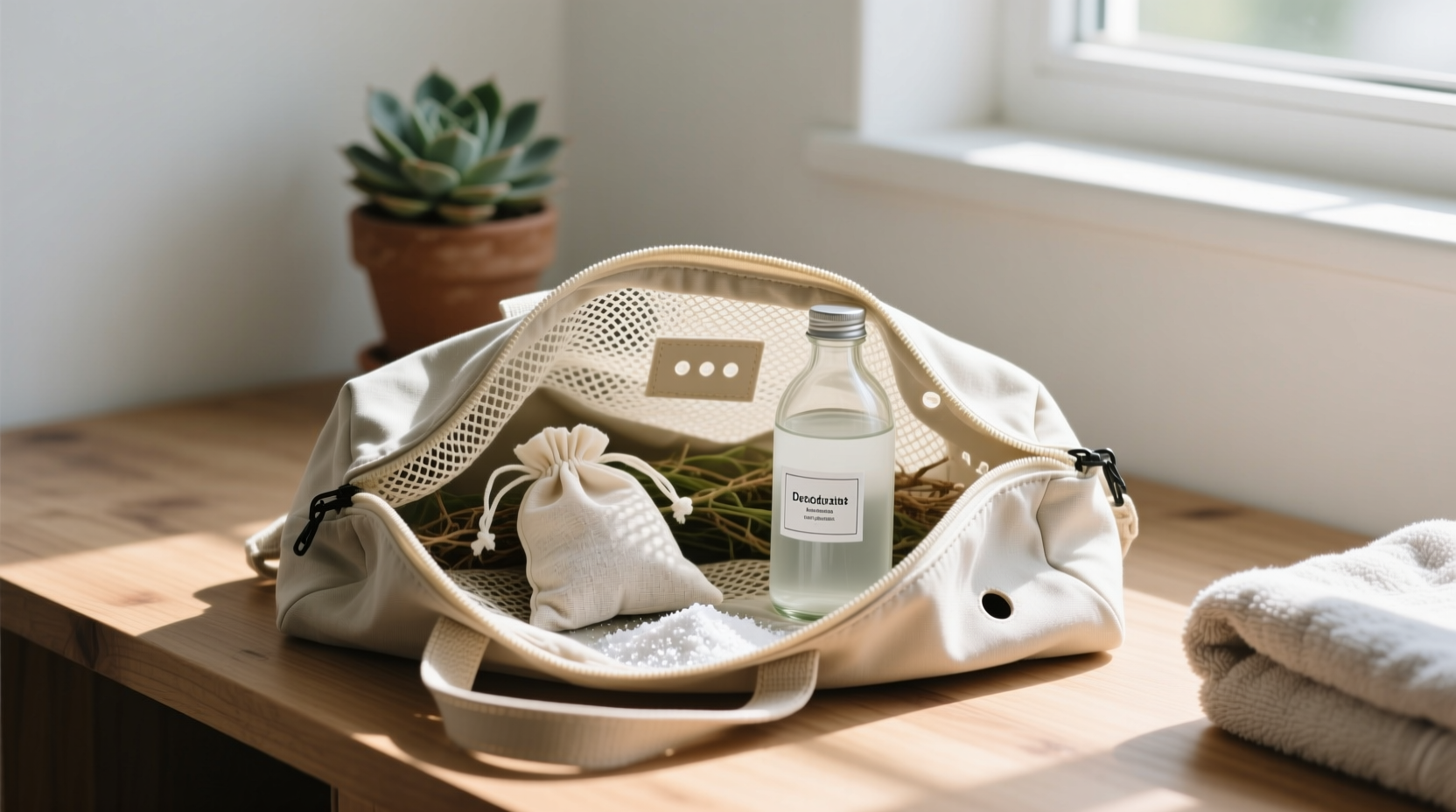 natural gym bag deodorizing tips