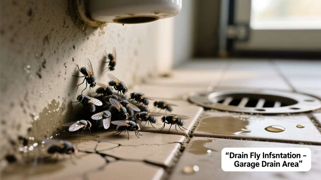 Drain Flies in Garage: Identification and Removal Guide