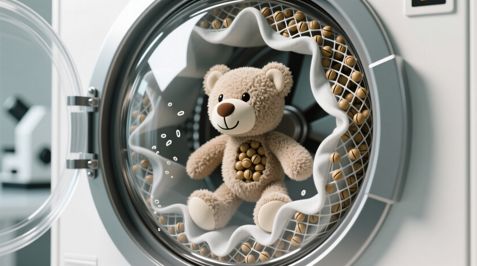 how to clean weighted stuffed animals safely