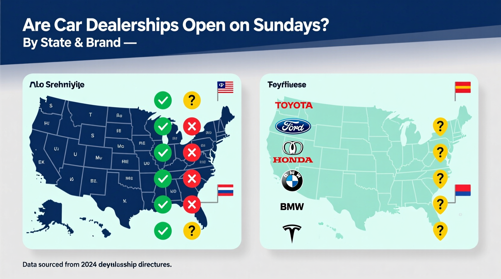 are all car dealerships closed on sundays