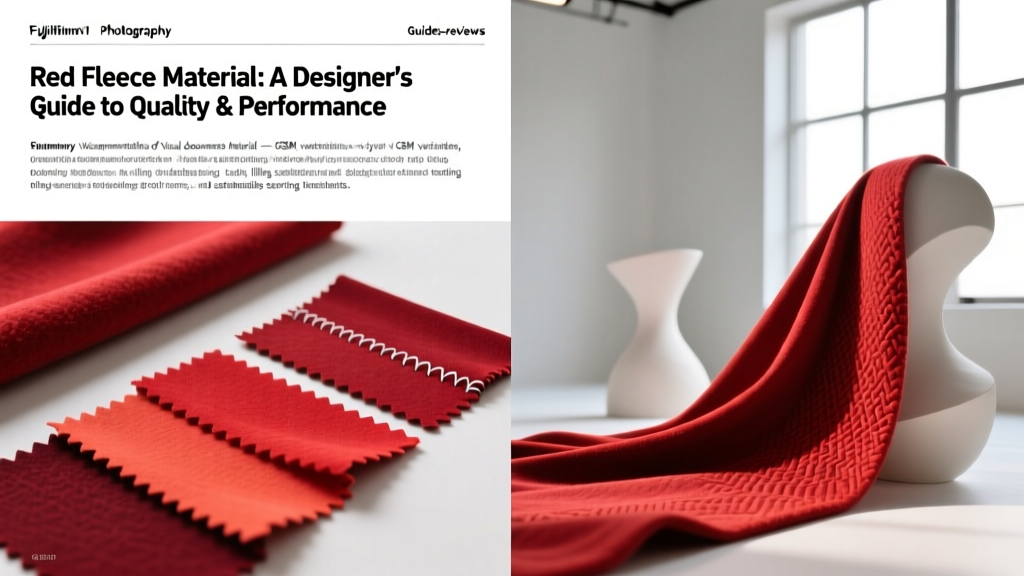 Red Fleece Material: A Designer’s Guide to Quality & Performance