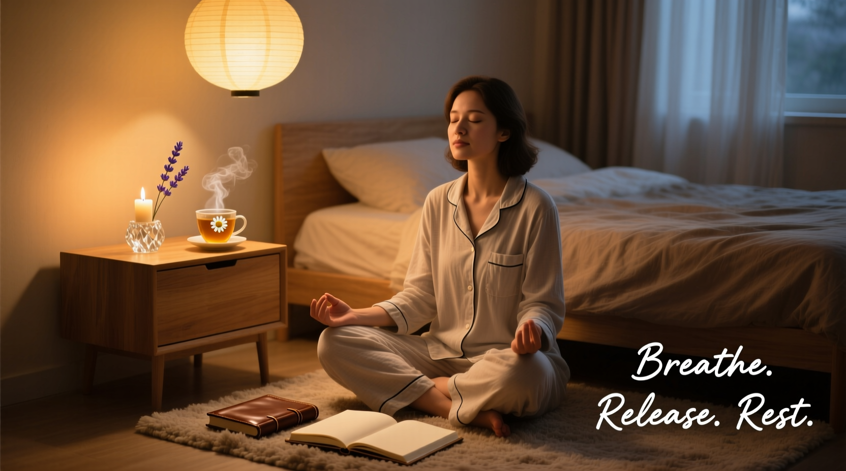 how to create a calming bedtime ritual for deeper sleep