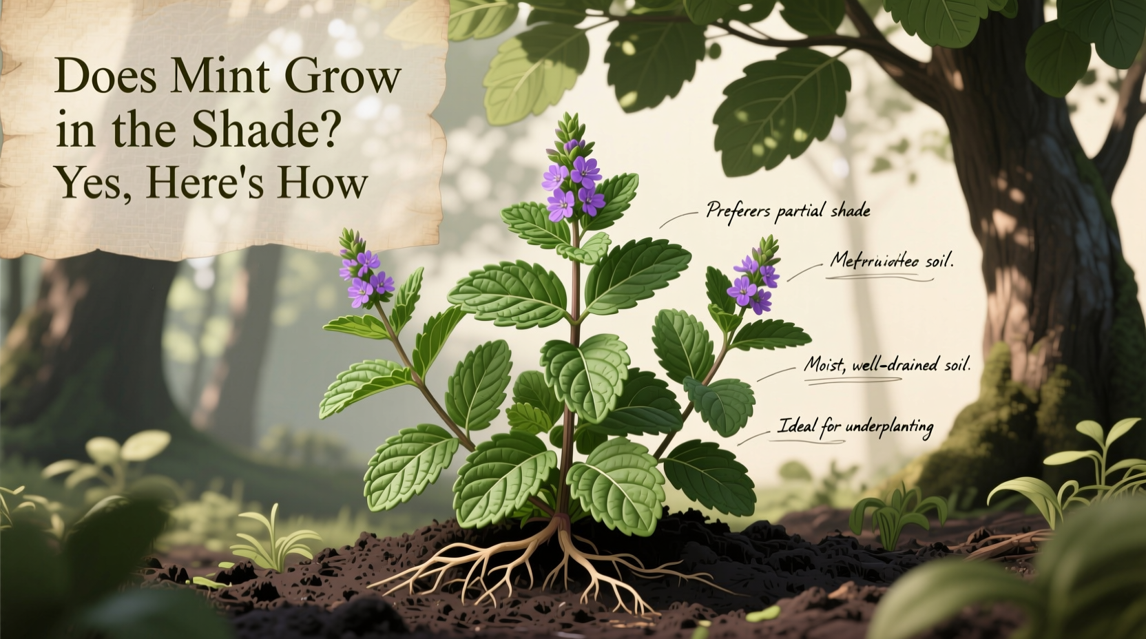Grow Mint in Shade: 5 Pro Tips | TheHomeSprouts