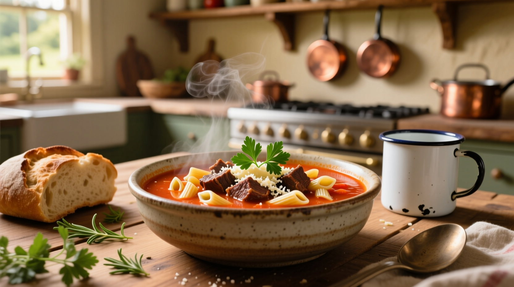 Beef and Tomato Macaroni Soup Recipe Guide