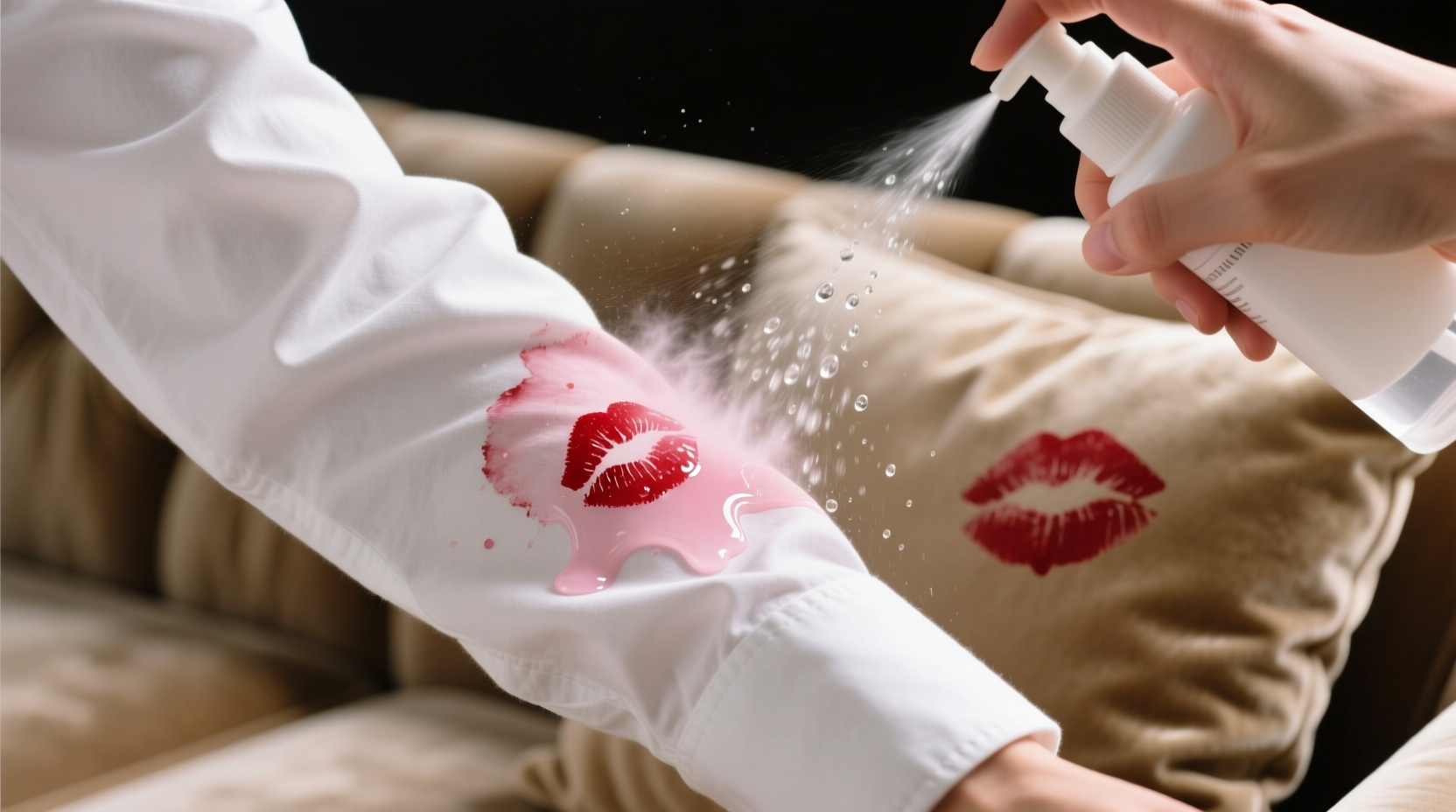 remove lipstick stains from clothes and upholstery