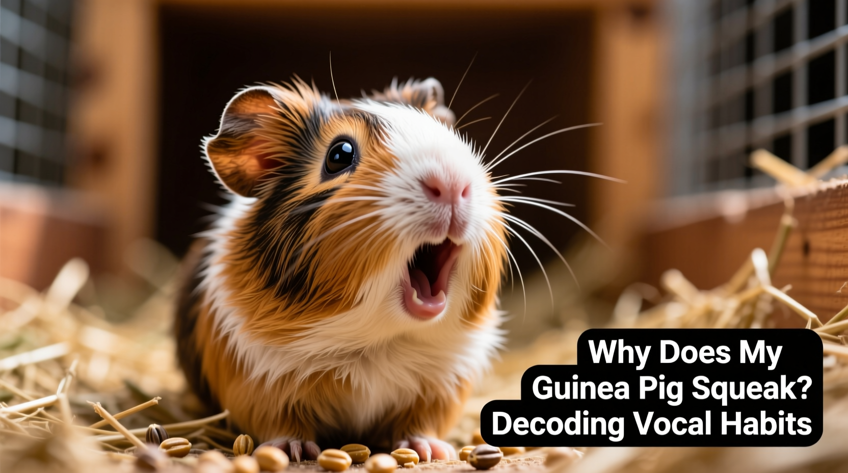 why does my guinea pig squeak loudly decoding their vocal habits